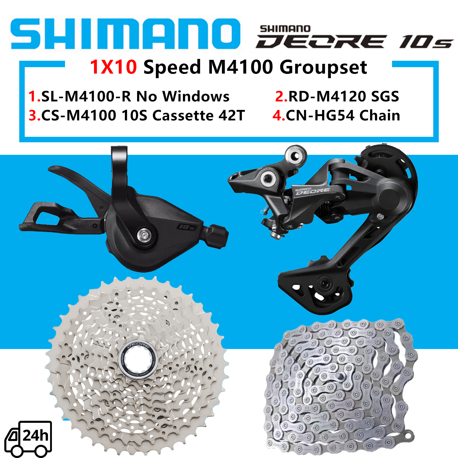 Harga groupset deore 10 speed on sale