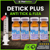 Detick Plus Anti Ticks & Fleas Drops for Dogs & Cats