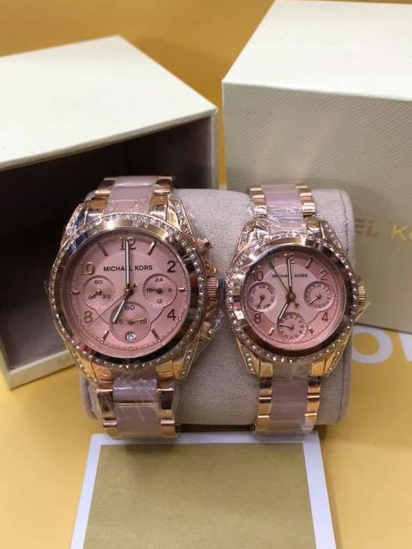 Michael kors couple hot sale watch set