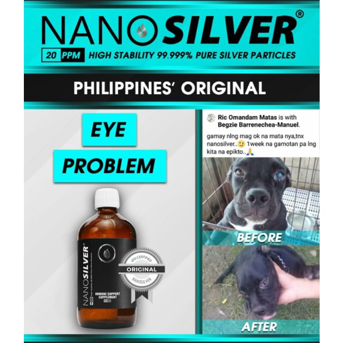 Nano silver for dogs parvo best sale