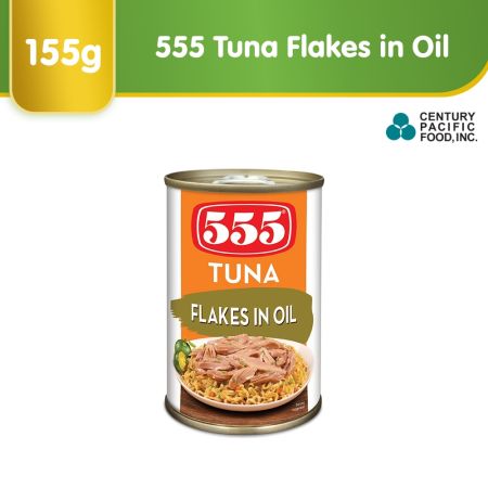 555 Tuna Flakes in Oil 155g