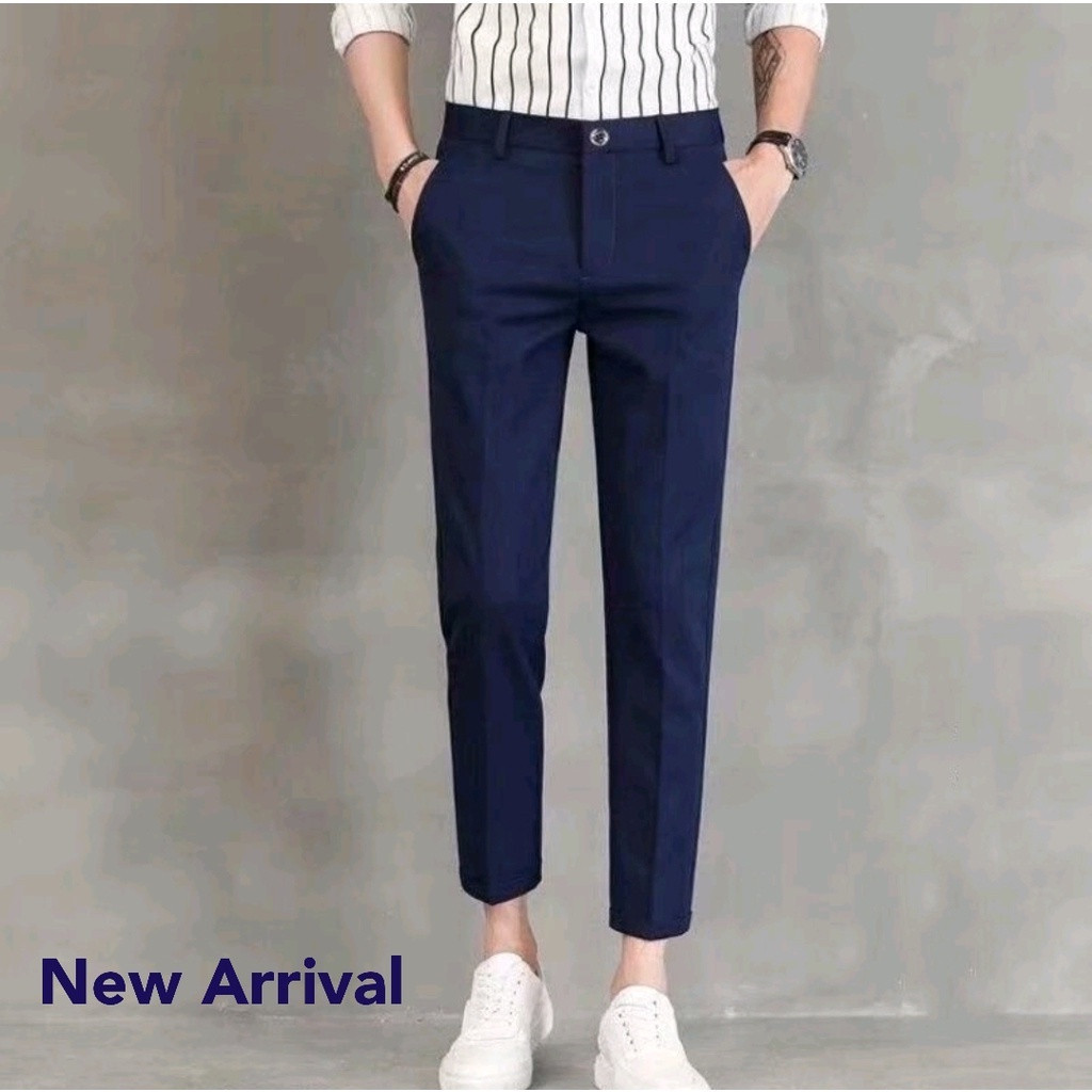 Fashion Jeans Seven - New Elegance Casual Korean Fashion Navy Blue