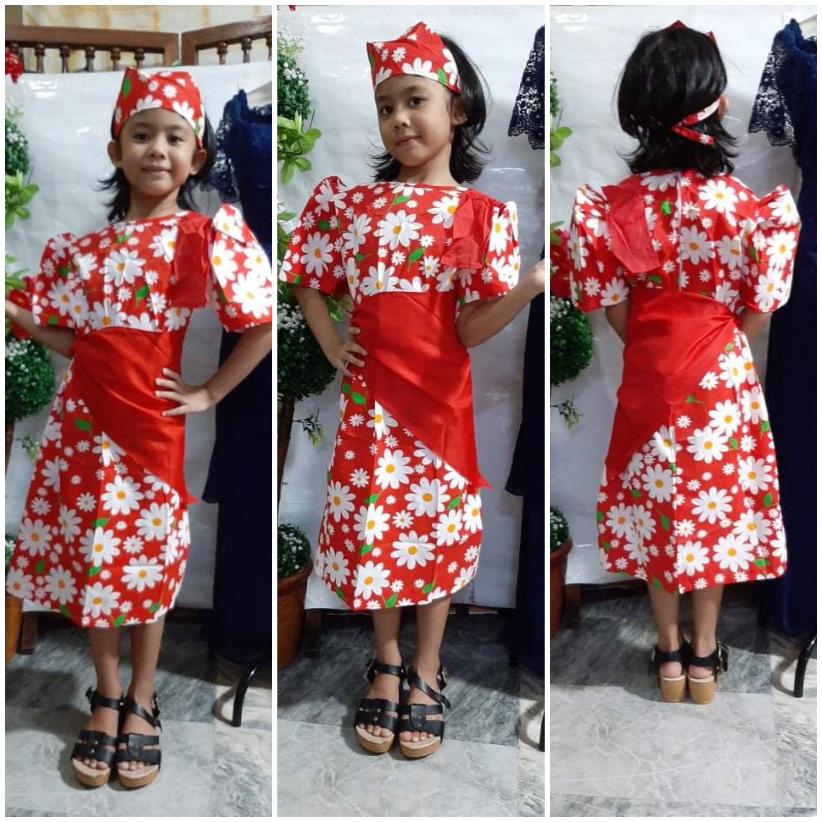 Simple filipiniana store dress for kids