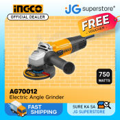 INGCO 750W Electric Angle Grinder | AG70012 | JG Superstore