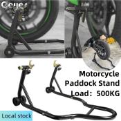 Ceyes Motorcycle Center Stand for Big Bikes, Universal Parking Stand