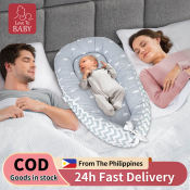 Portable Baby Nest Crib - Softer Sleep Bed by 