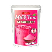 Strawberry Milk Tea 500g | | Instant Powdered Milk Tea Drink