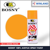 Bosny Acrylic Spray Paint in Orange Yellow by Winland