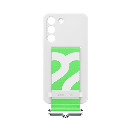 Original Samsung Galaxy S22 / S22+ Silicone Cover with Strap High Quality Protector Case For Galaxy S22 / S22+ - Image 2