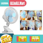 ALLinALL.mart Clip Fan - Strong Airflow, Ultra Quiet Operation