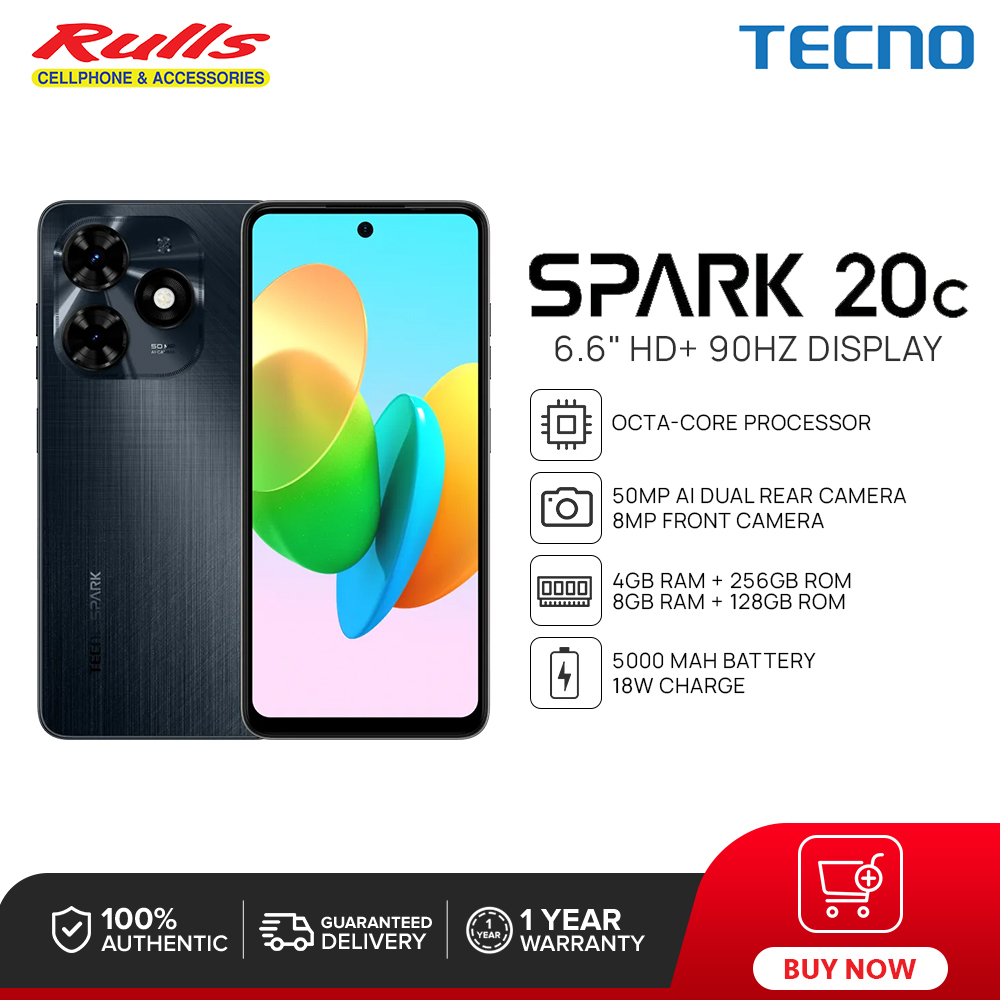 (NEW)TECNO Spark 20C Smartphone / 4GB+256GB / 8GB+128GB / Octa-core Processor / 50MP Dual Rear Camera / 6.6” HD+ 90Hz Display / 5000mAh Battery 18W Charge - Image 4