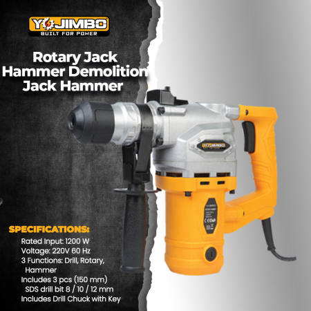 Yojimbo 26mm Rotary Demolition Jack Hammer (YJ-RH3)