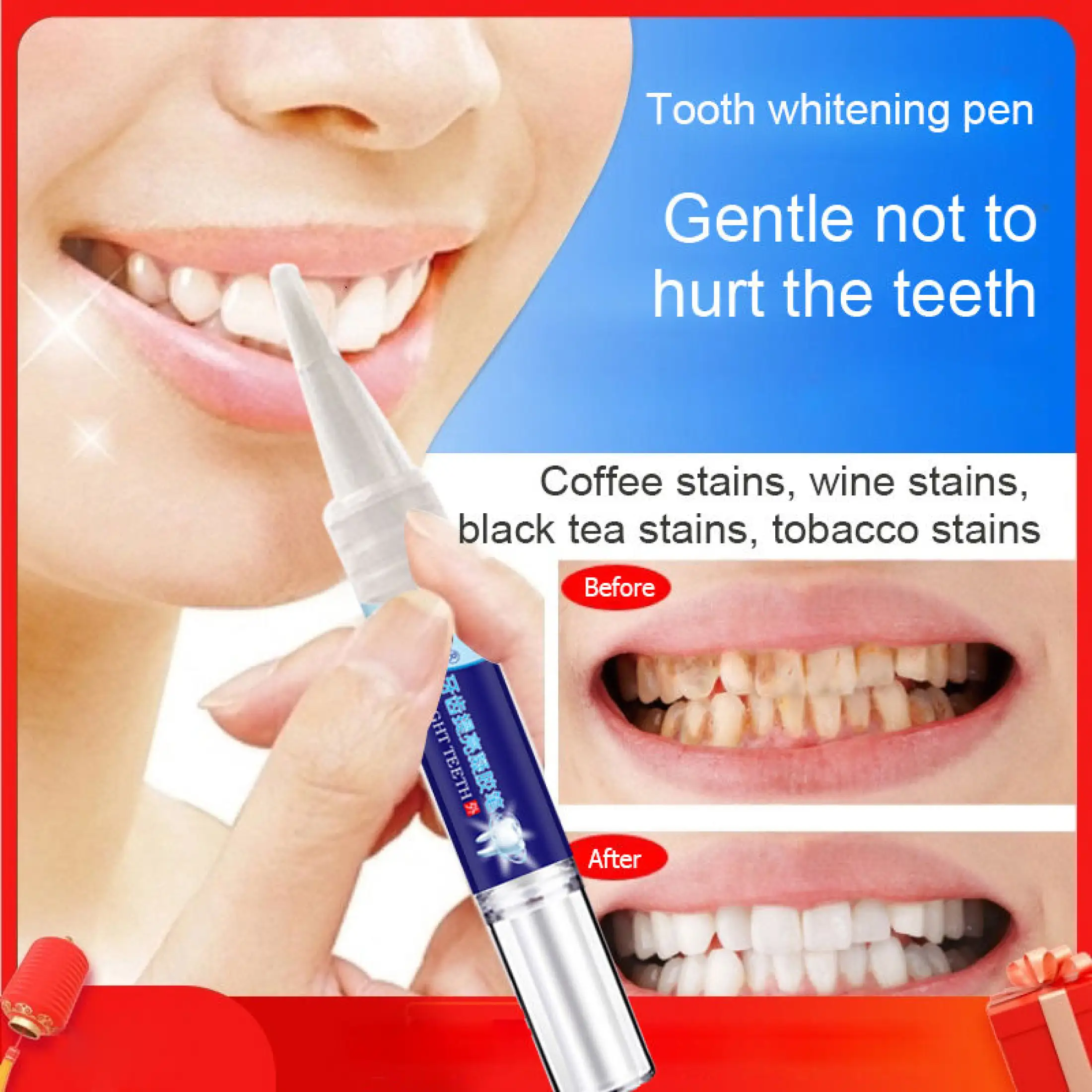 Teeth Whitening Pen Dental Care Remove Yellow Teeth Smoke Teeth Tea Stains And Quick Beauty Cleansing And Brightening Pen Lazada Ph