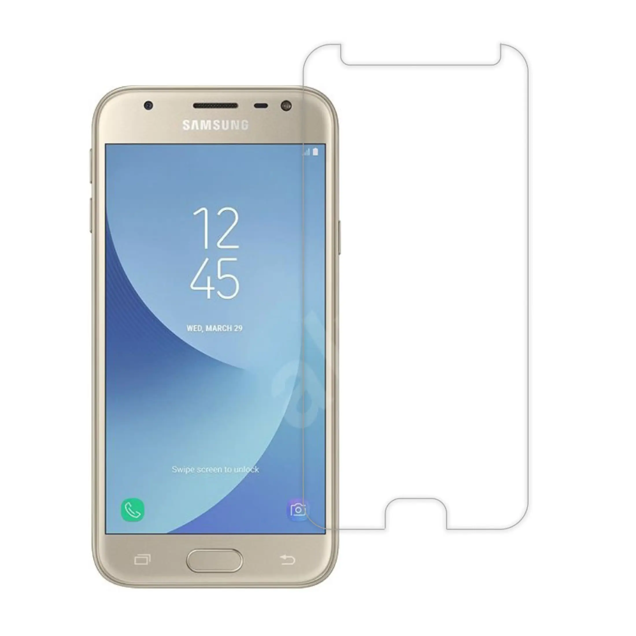 Big Back Bounce Samsung Galaxy J3 17 Tempered Glass Not Full Lazada Ph