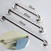 Stainless Steel Grab Bar & Towel Rack for Bathroom Safety