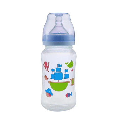 BPA-free Spill-Proof Water and Milk Feeding 320ml Wide Neck Bottle Cup for Baby (3)