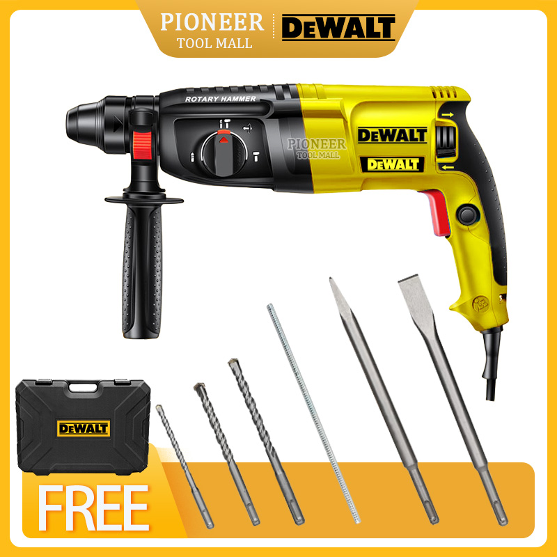 DeWalt 28mm Rotary Hammer Drill Heavy Duty 900w 3 Functions 26mm chiping gun hammer drill tool Corded Power Tool 900R Min No Load Speed Lazada Lazada PH