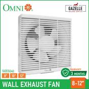 Omni Wall Mount Fan - 10in/12in/8in - XFW Series