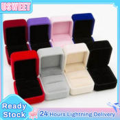 Velvet Jewelry Organizer Box for Rings, Necklaces, and Earrings