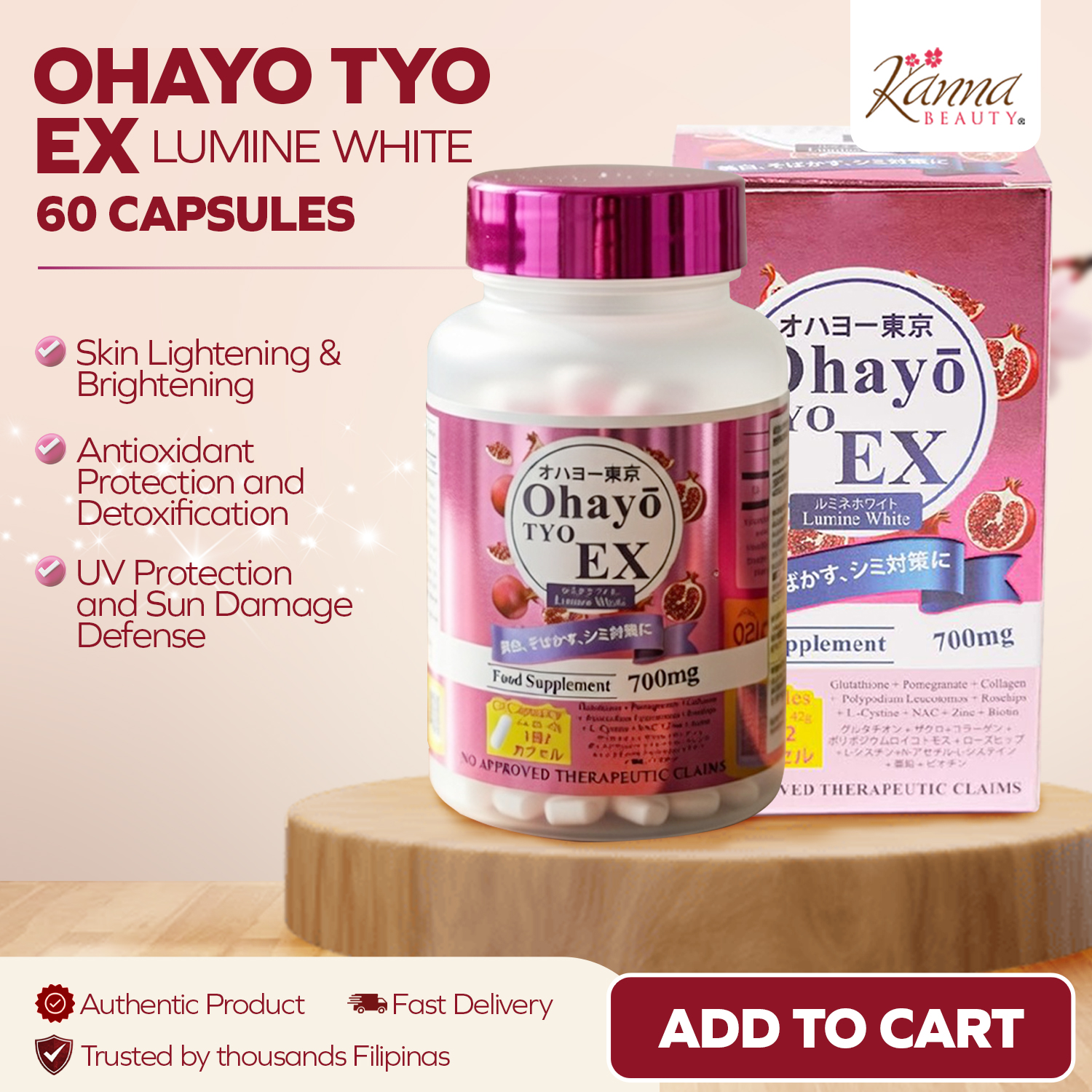 Get Ohayo Tokyo Glutathione Legit at the Best Prices Online