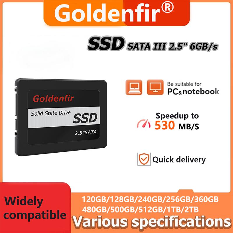 Goldenfir 2.5 inch SSD internal solid state drives disk disc SSD 120GB 128GB 240GB 256GB 360GB 480GB 500GB 512GB 1TB for desktop laptop
