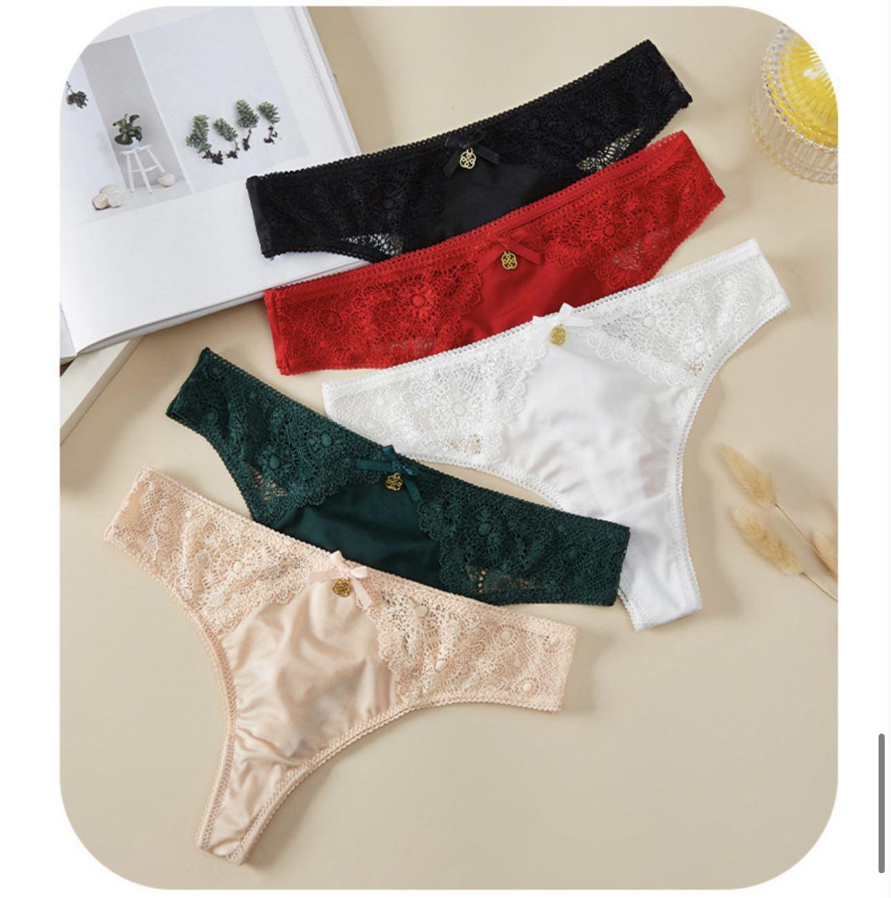 Booba Tong Underwear T-Back Panties For Women's