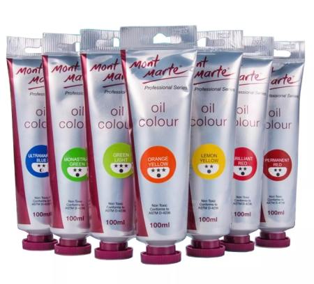 Mont Marte Oil Paint 100ml - Color Selection