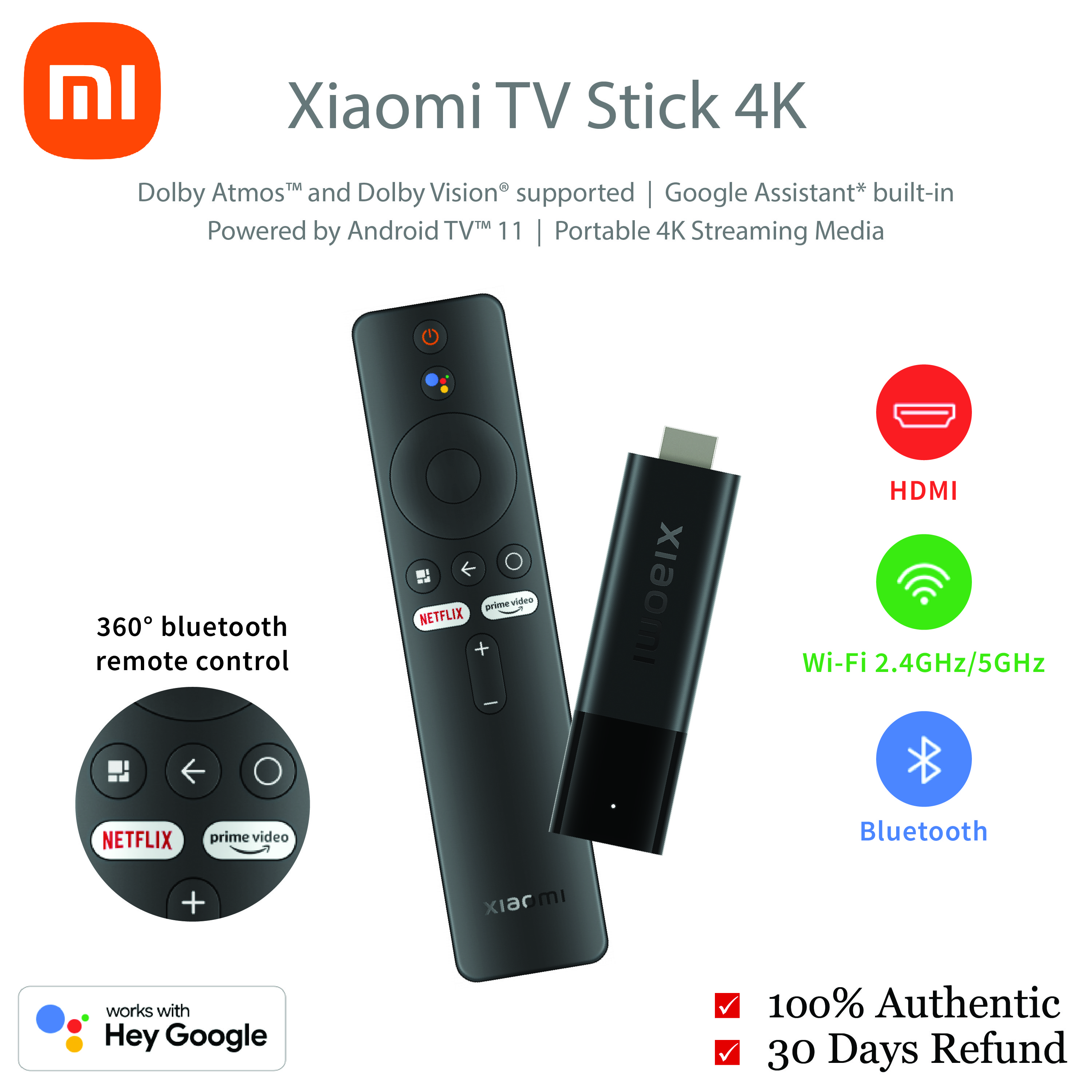 Xiaomi TV Stick Streaming Media Player