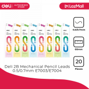 Deli 0.5mm 2B Mechanical Pencil Leads E7003