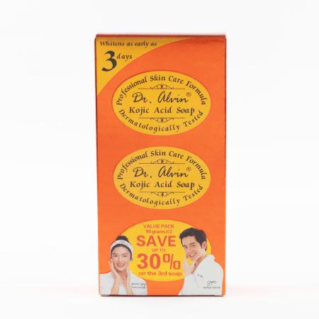 Dr Alvin Kojic Acid Soap 90g by 3's