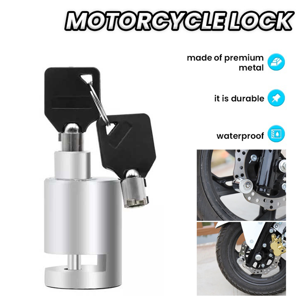 Bike Lock Motorcycle Lock Mini Disc Brake Lock Bicycle Anti-Theft