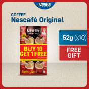 Nescafe Original 3-in-1 Coffee Twin Pack 52g - Pack of 10+1