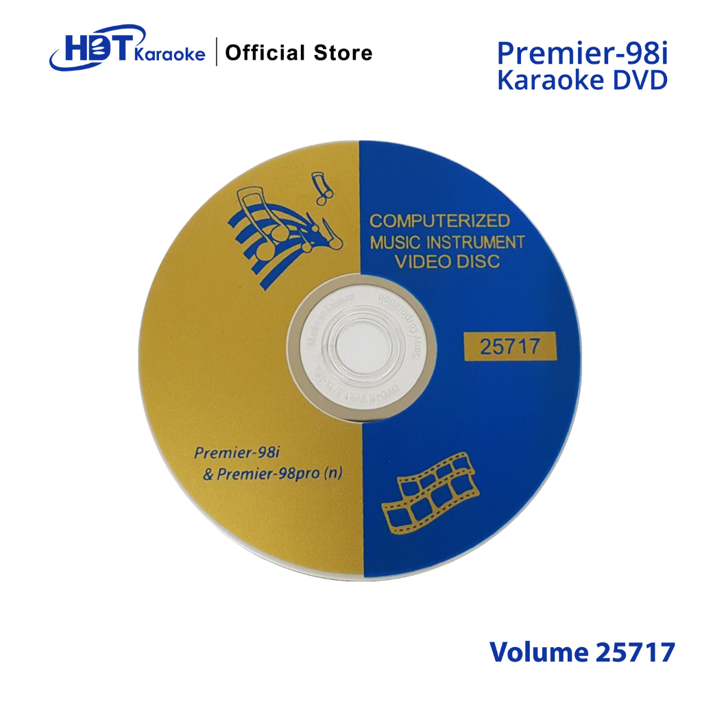 Volume 25717 DVD of HDT Premier-98 Pro N and Premier-98i DVD Karaoke Player  Released OCT 2 2023