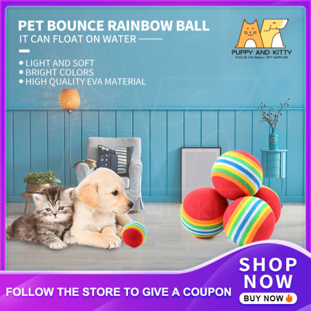 Rainbow Chewing Ball for Pets - 