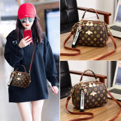 Retro Leather Crossbody Bag for Women by 