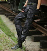 Tough Guy IX7 Tactical Pants - Outdoor Camo Trousers (Brand: Archon)