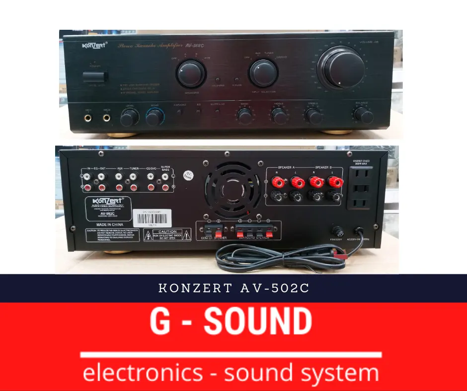 konzert speaker with amplifier