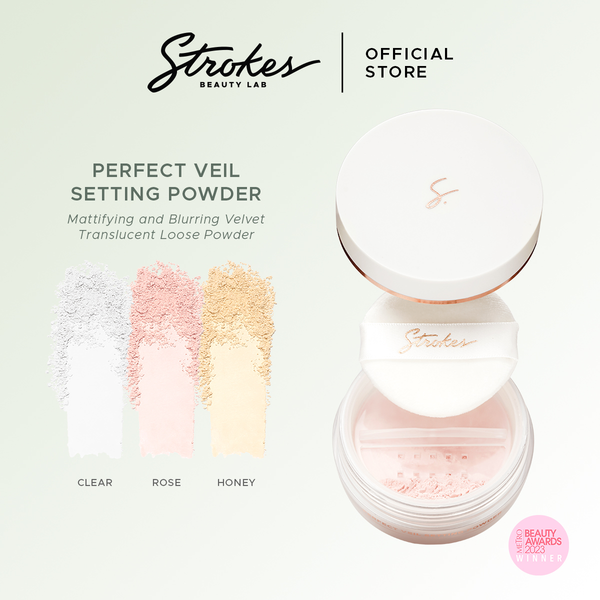 Discount on Strokes Beauty Lab  shoes - SKU: Strokes Perfect Veil Setting Powder [Mattifying And Blurring Velvet Translucent Loose Powder]