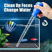 Clean Tool For Aquarium Fish Tank Siphon Pump Water Exchanger Dirt Remover Pipette Fish Tank Filter