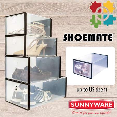 Sunnyware Shoemate/Shoebox/Shoe Organizer/Shoe Box Medium
