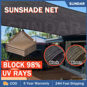 Sunshade Net for Outdoor Sun Protection - Multiple Sizes Available