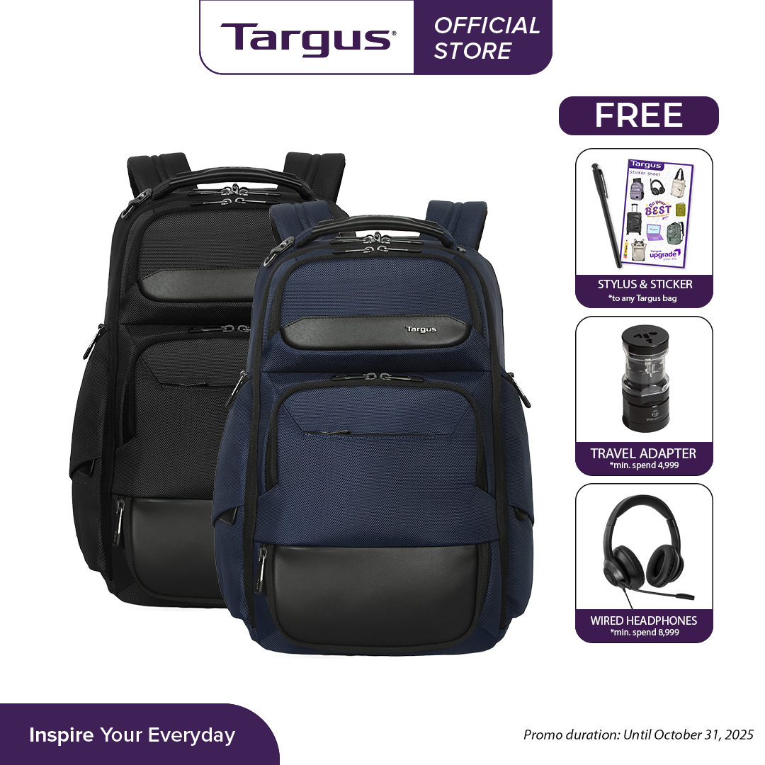 Targus TSB700EU Sport Rolling Laptop Backpack Black 15