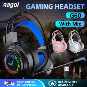 G60 Gaming Headset with 7.1 Surround Sound and LED Light
