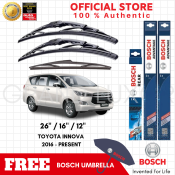 Bosch Wiper Blade Bundle for Toyota INNOVA 2016-PRESENT