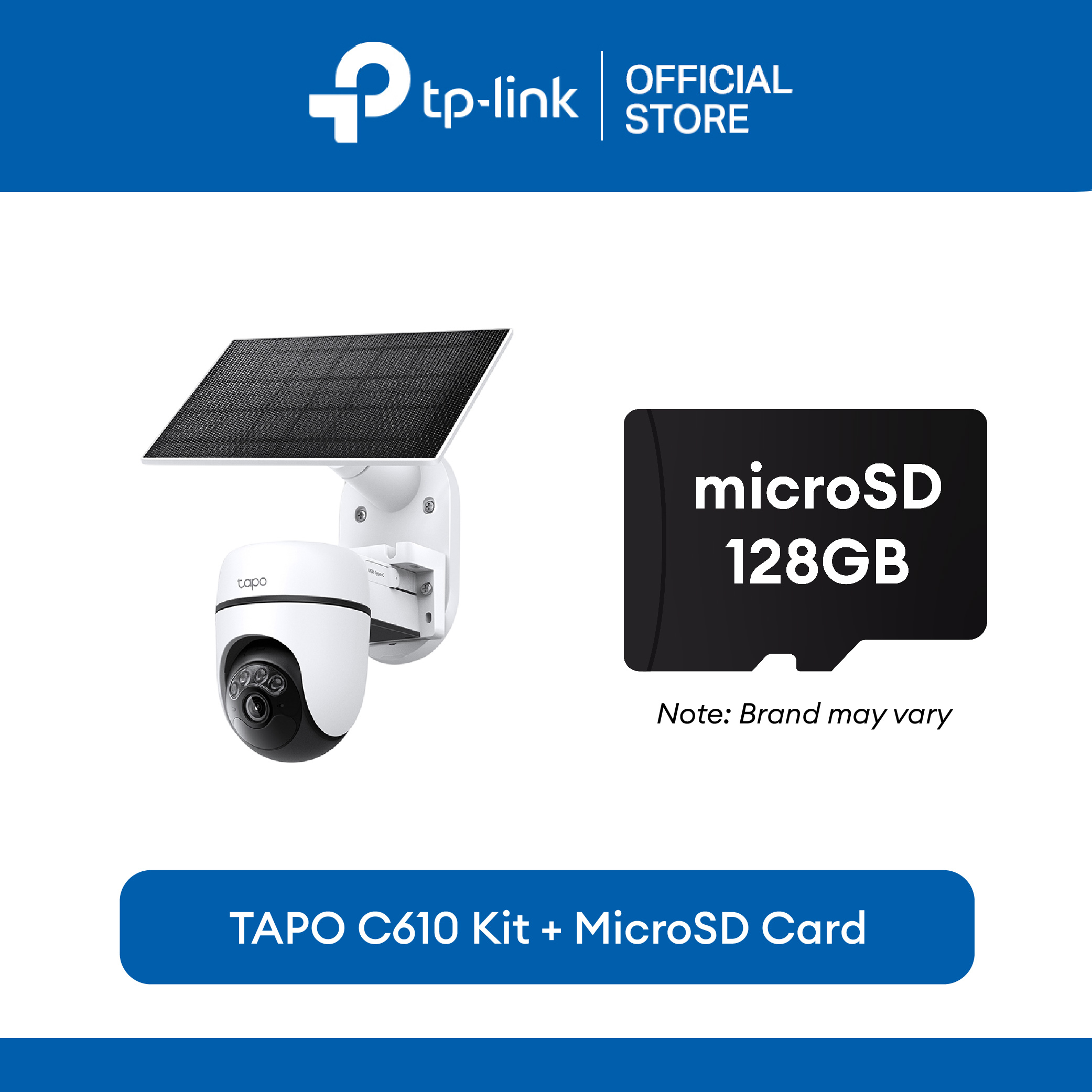 TP-Link Official Store / Tapo C610 Kit / 2K 3MP Visuals Solar-Powered Pan/Tilt Outdoor WiFi IP Security Cctv Sale Camera Connect to Cellphone with Mic and Speaker - Image 2
