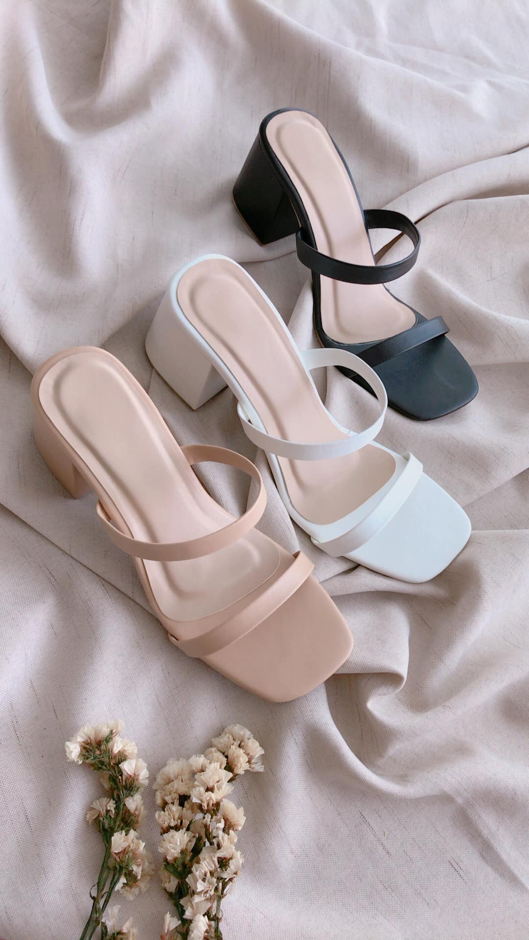 Women Casual Ankle Strap Sandals Mid Heel Peep Toe Buckle Summer Shoes Big  Size | eBay