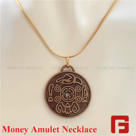 GF&Co. Money Amulet Necklace for Unisex (2023 Edition)