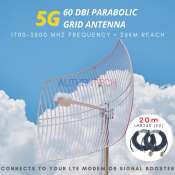 30x2 DBI Parabolic Outdoor Antenna for 5G and 4G LTE