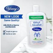 Young's Ethyl Alcohol with moisturizer 70% - 500ml