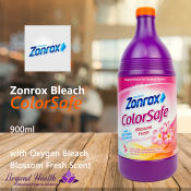 Zonrox ColorSafe Bleach 900ml Blossom Fresh Oxygen Bleach